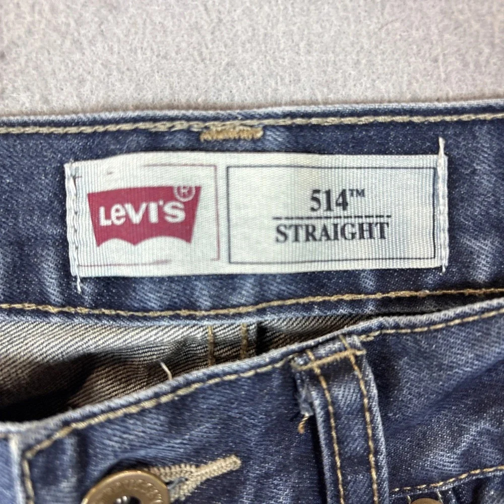 LEVIS 514 STRAIGHT BOYS SIZE 16 REG‎ (29x29) JEANS-DISTRESSED